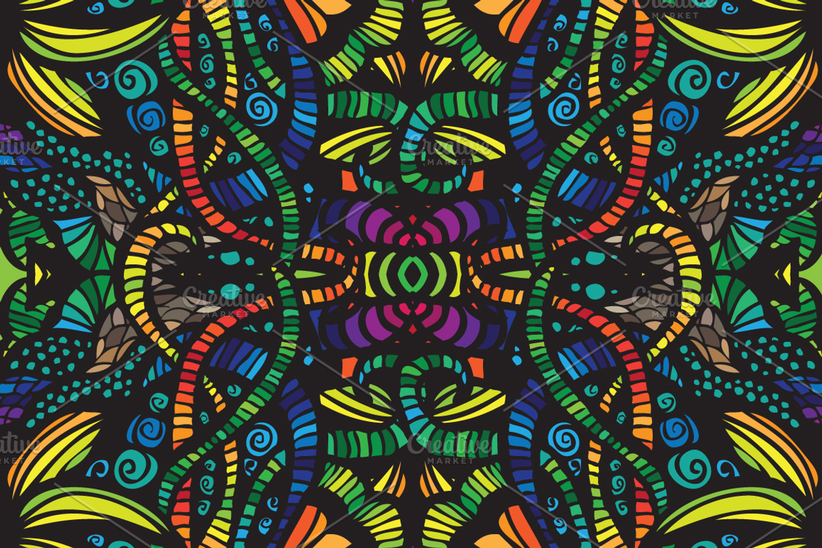 Abstract seamless patterns, a Pattern Graphic by tamara.comotomka (Photo 3 of 4)