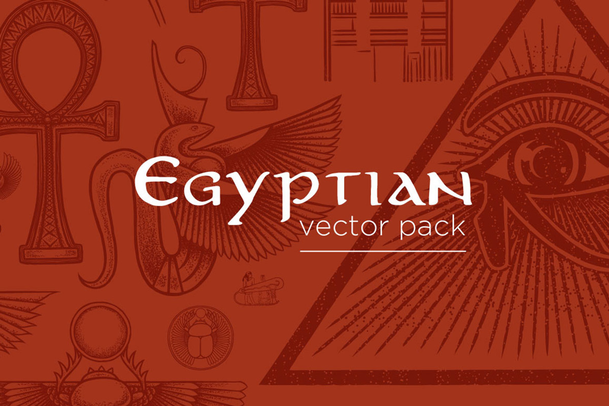Egyptian Vector Pack, a Technology Illustration by Go Media's Arsenal (Photo 1 of 2)