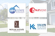 Real Estate & Architecture Logos, a Branding & Logo Template by AN Productions (Thumbnail 5 of 33)