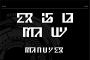 VB Aventor - Futuristic Font, a Sans Serif Font by VALIANTBROTHA (Thumbnail 6 of 10)