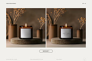 Candle Mockup Bundle • mca-03, a Packaging Mockup by Sjá Agency (Thumbnail 5 of 11)