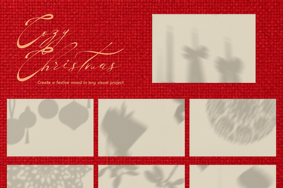 Cozy Christmas Shadows & Backgrounds, a Background Graphic by divanovskaya_nv (Photo 14 of 17)