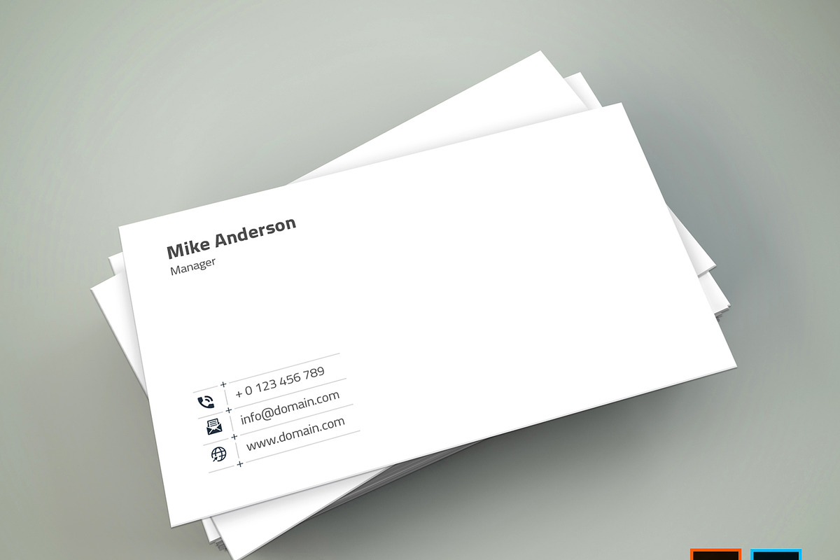 Minimal Business Card, a Business Card Template by designSultan (Photo 3 of 3)