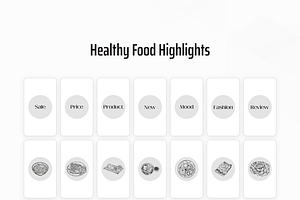 Healthy Food Instagram Canva