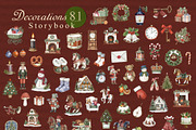Christmas Storybook Illustrations, a Decorative Illustration by Feelsoul (Thumbnail 11 of 11)