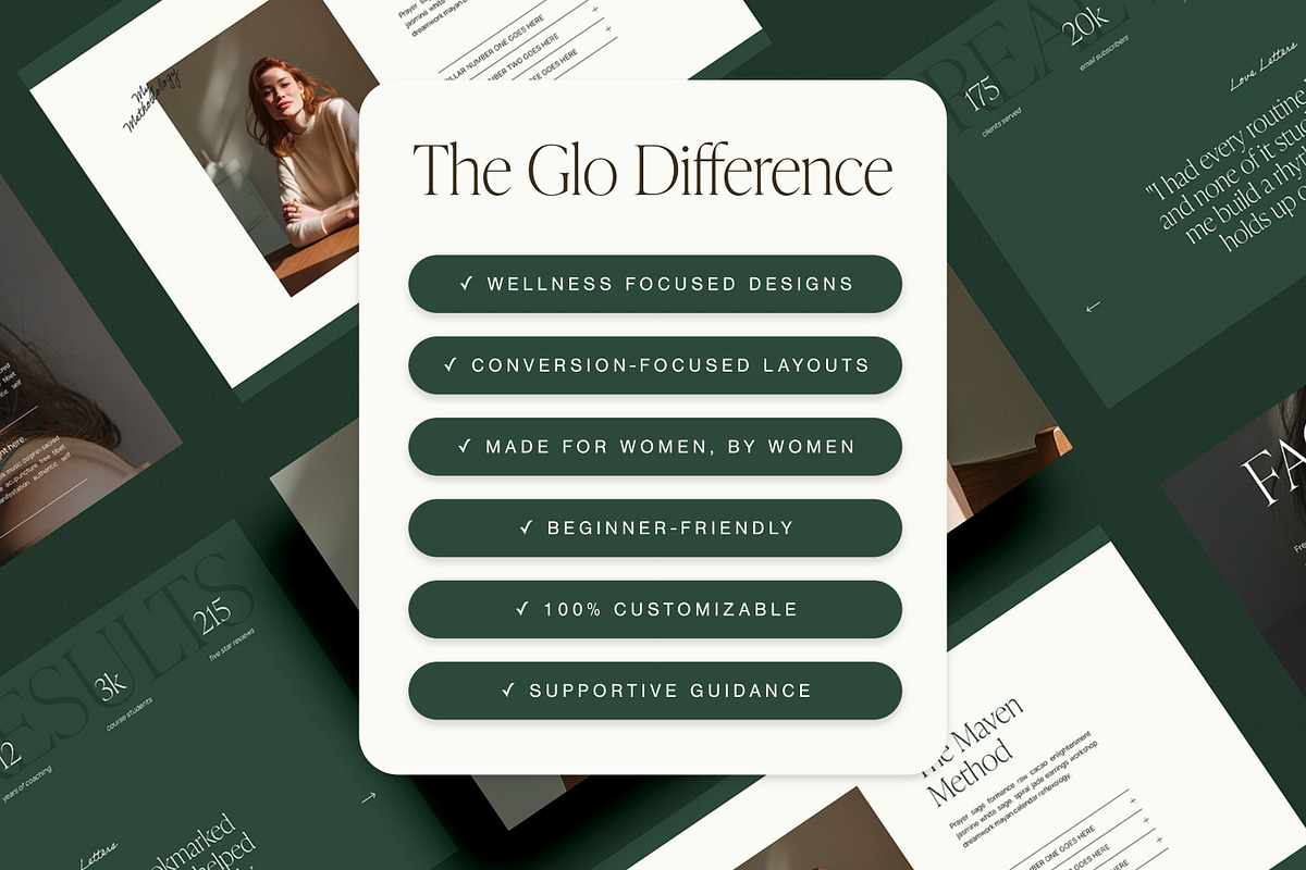 NEW | Squarespace + Course Template, a Squarespace Template by Glo Design Studio (Photo 8 of 12)