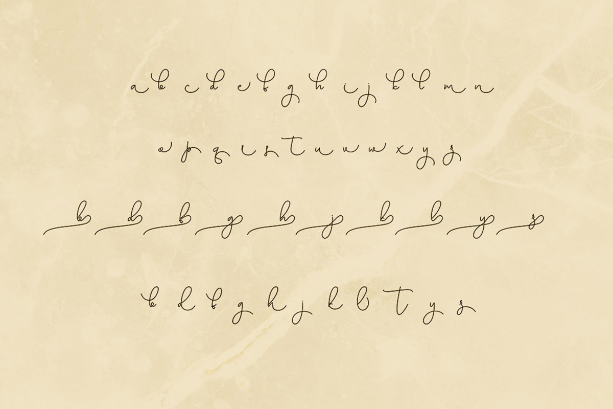 Highsoul Script Font preview 8
