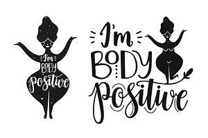 Body positive women poster miniset