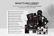 Fitness Coach Canva Template Bundle, a Social Media Template by DigiPax (Thumbnail 2 of 15)