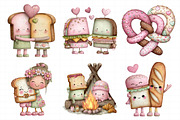 Bread Friends Clipart, an Illustration by Daily.Designs (Thumbnail 3 of 7)