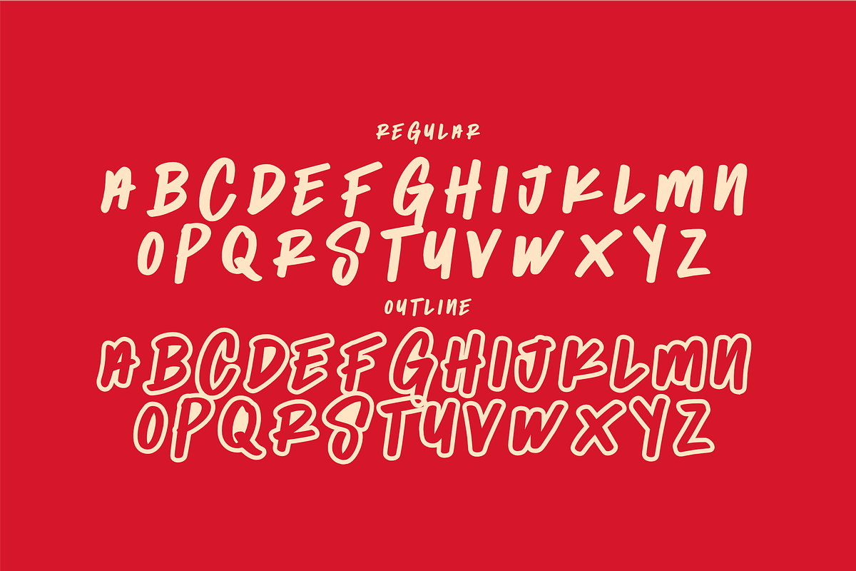 Kopeth - Display Brush Typeface, a Font by zamjumps (Photo 6 of 8)