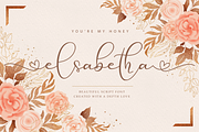 Elsabetha  Elegant Script Font, a Script Font by Aldedesign (Thumbnail 1 of 7)