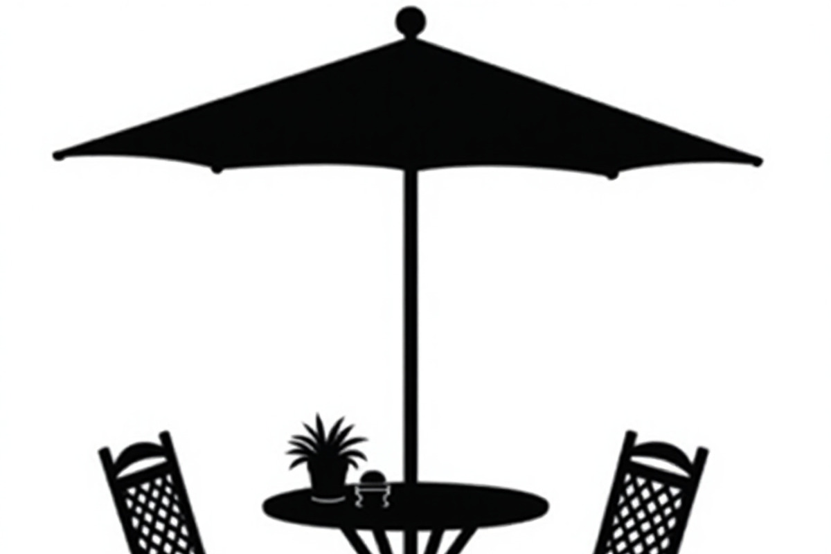 Table Umbrella Beach Silhouette, an Illustration by Amazin_art (Photo 13 of 13)