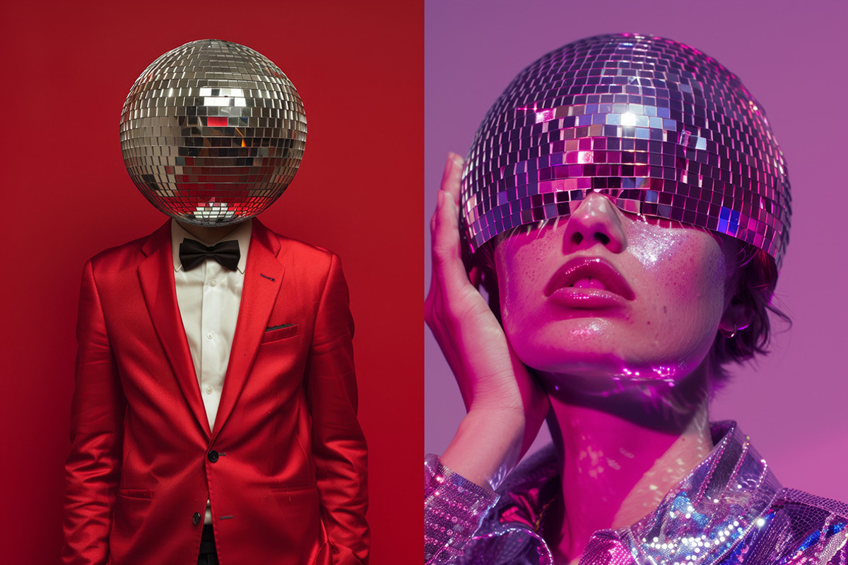 41 Disco ball heads, a Person Photo by Handmadefont (Photo 8 of 9)