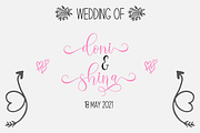 Halimah Sadila Script Font Duo, a Script Font by MC Creative (Thumbnail 3 of 9)