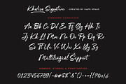 Khalisa Signature, a Script Font by Haps Space (Thumbnail 6 of 7)