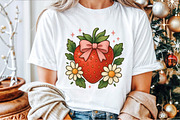 Strawberry Flower Pink Coquette Bow, an Illustration by Sublimation Artist (Thumbnail 6 of 9)