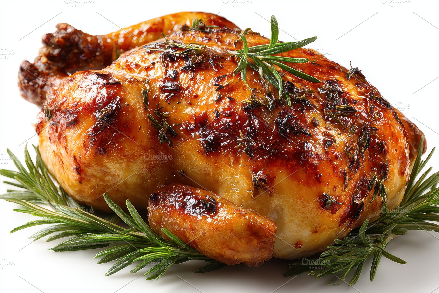 Roasted Rosemary Chicken Delicious F, a Photo by Pixeness Studio