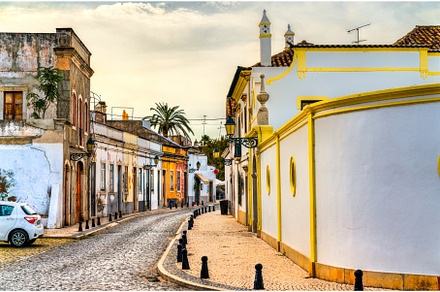 Architecture of Faro in Portugal, an Architecture Photo by Leonid Andronov
