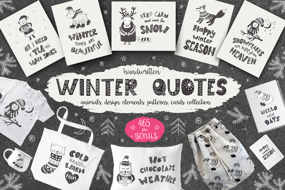Сool CHRISTMAS Bundle., a Seasonal Illustration by Designwork (Photo 57 of 73)