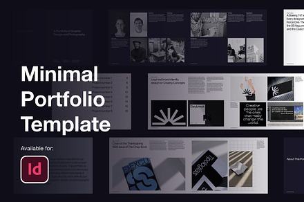Minimal Portfolio Template, a Presentation Template by Typefool's Shop