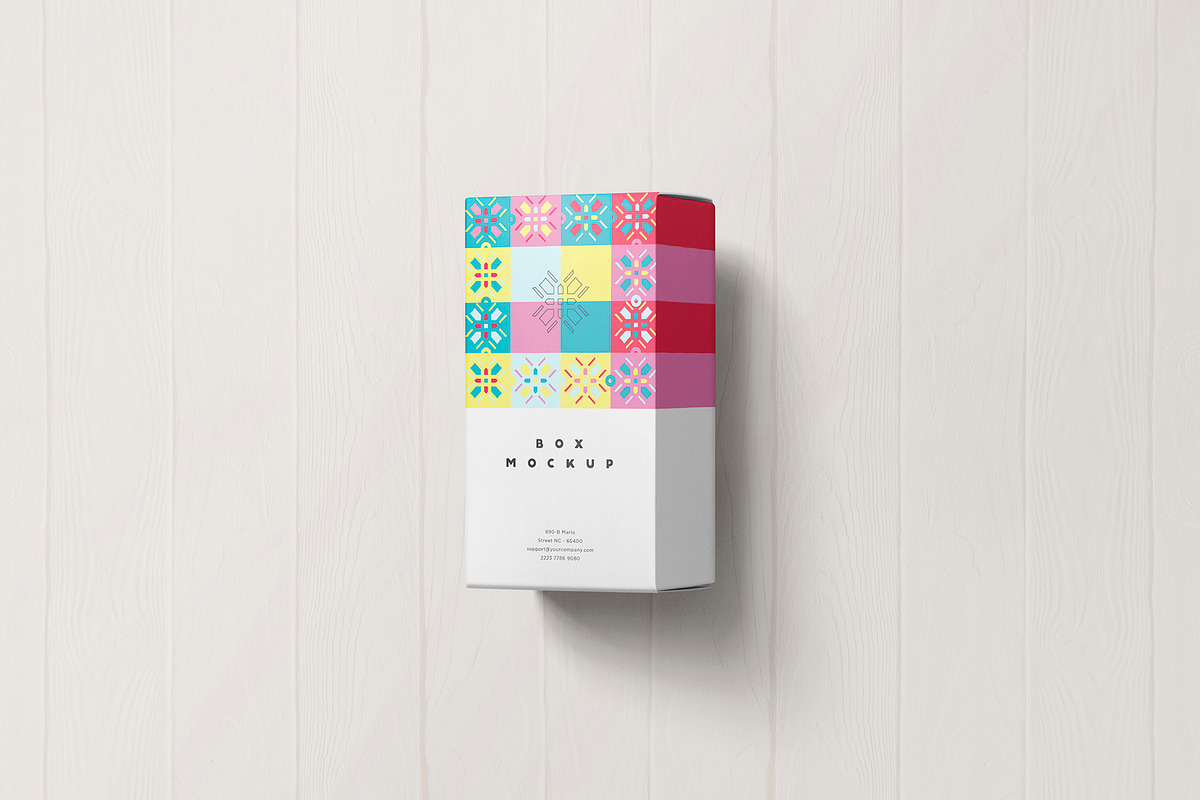 Box Mockup, a Product Mockup by PixelVoyager (Photo 4 of 10)