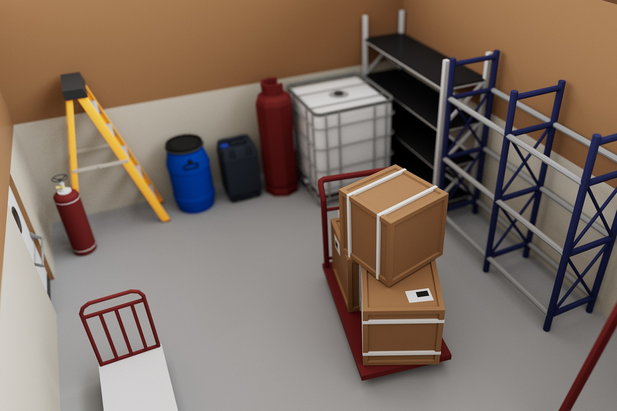 City Supermarket Building Interior, an Architecture 3D Model by multimedia4ds (Photo 17 of 24)