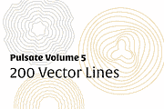 Pulsate Vol. 5 | 200 Vector Waves, an Object Graphic by invisiblelayer (Thumbnail 1 of 5)