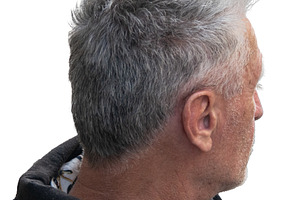 Middle age man standing isolated photo, a Person Photo by DanFLCreativo