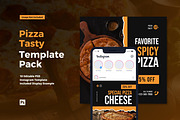 Pizza Tasty Instagram Post, a Social Media Template by CavenArt (Thumbnail 1 of 5)