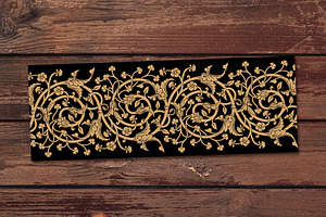 Floral Seamless Border