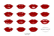 Procreate lips gloss stamps, a Brush Add-On by MajorArtTm (Thumbnail 2 of 4)