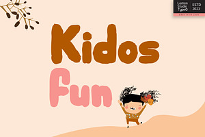 Kidos Fun - Cute Handwritten