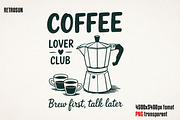 Funny Coffee Doodle PNG Bundle, an Object Graphic by GlitterCraft (Thumbnail 52 of 61)