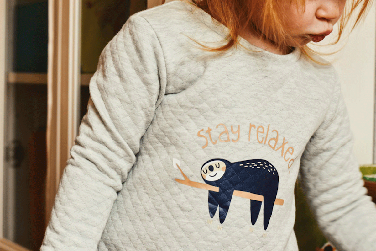 SVG DXF cutting file relaxed sloth, an Illustration by kaeselotti (Photo 2 of 3)