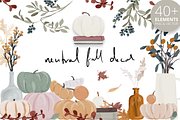 Neutral Fall Decor, a Decorative Illustration by plaidGecko (Thumbnail 1 of 3)