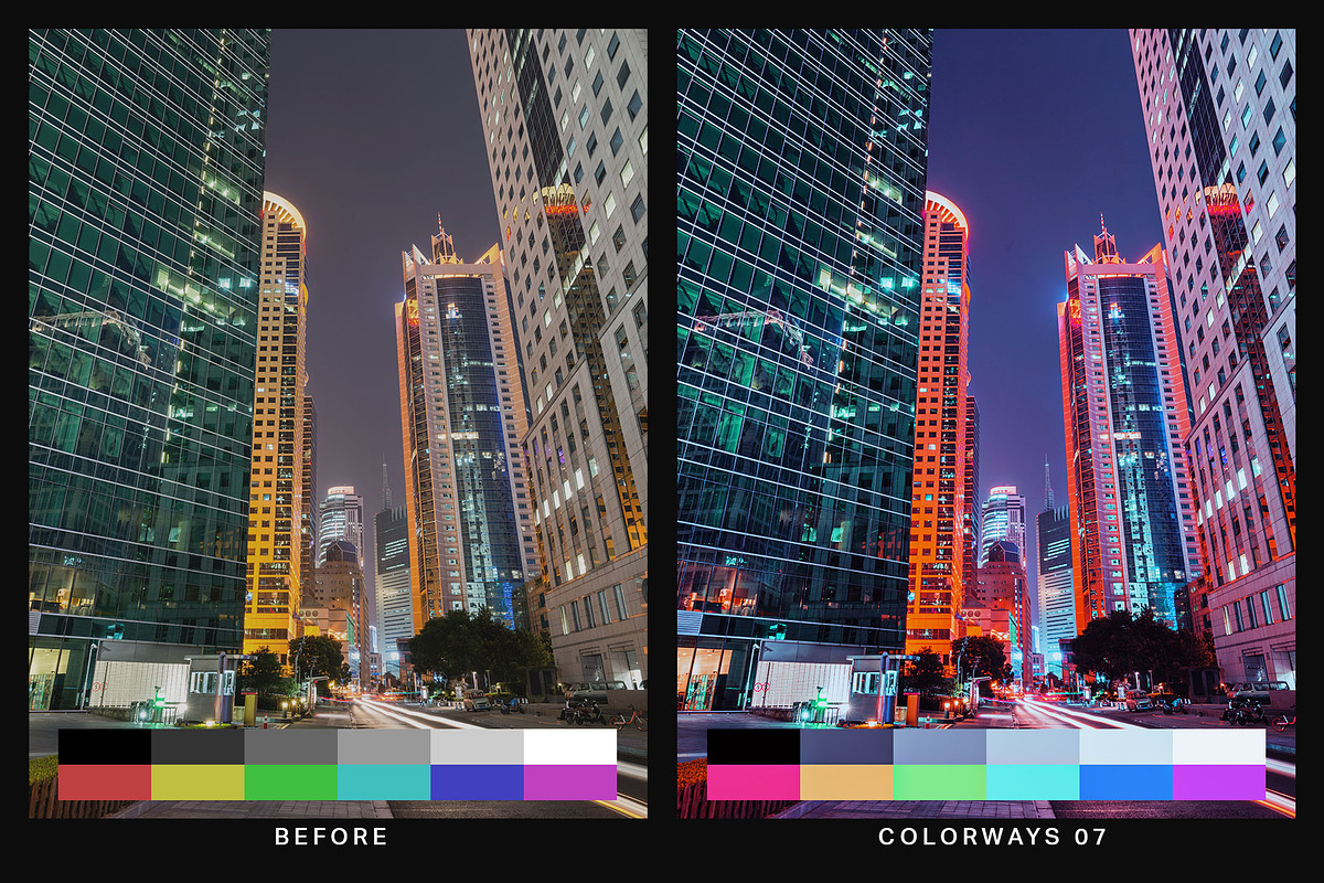 50 Cyberpunk Neon Lightroom Presets, a Preset Add-On by SparkleStock (Photo 4 of 6)