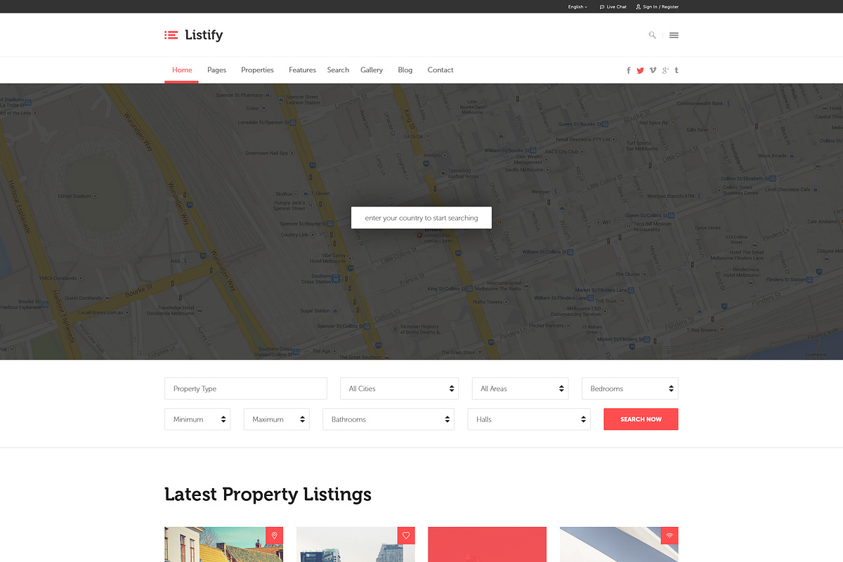 Listify - PSD, a Websites & App Template by VishnuSathyan (Photo 2 of 5)