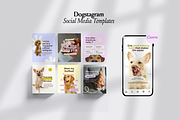 Dog Instagram Canva Templates, a Social Media Template by CanvaTemplateClubCo (Thumbnail 5 of 9)
