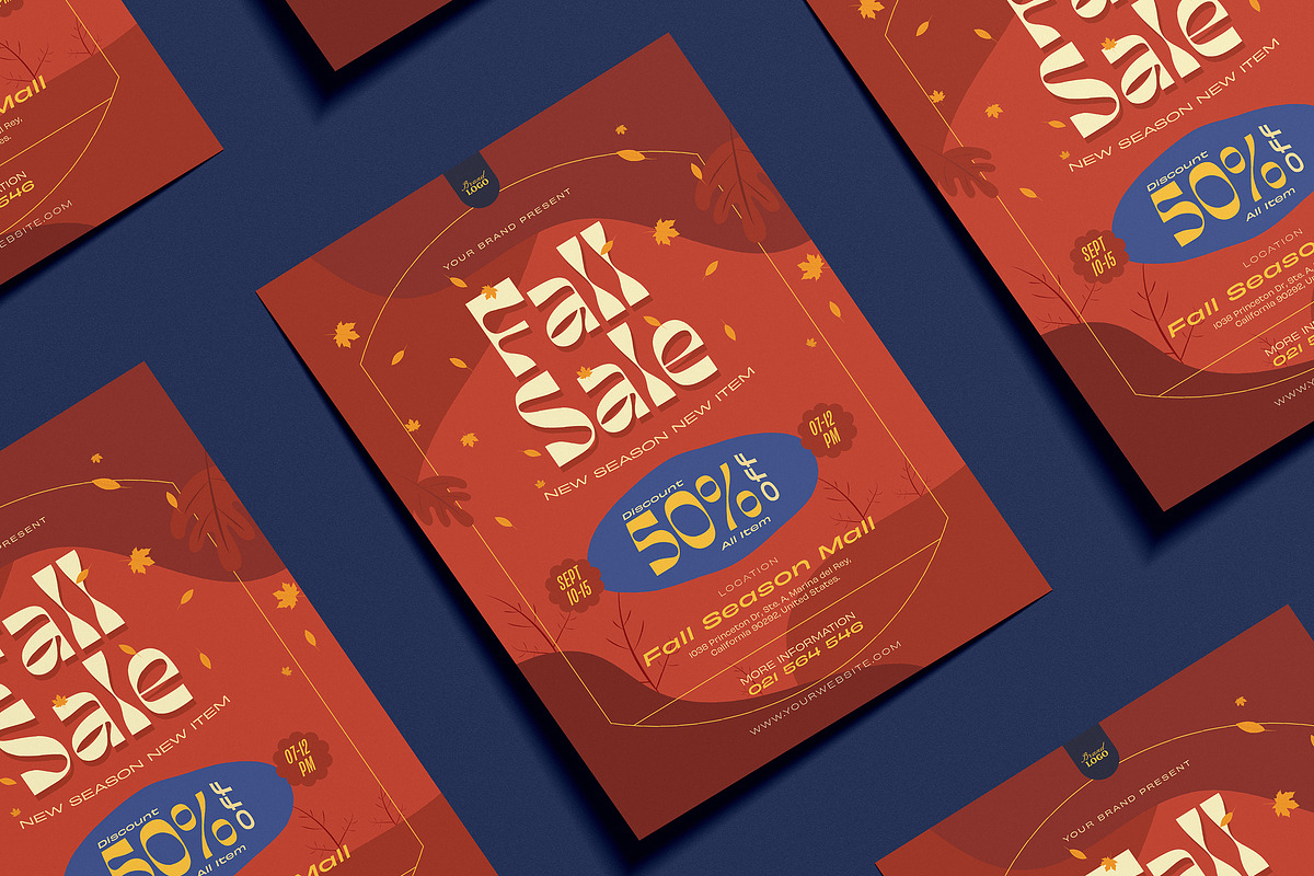 Fall Sale Flyer, a Flyer Template by FathurFateh (Photo 3 of 5)