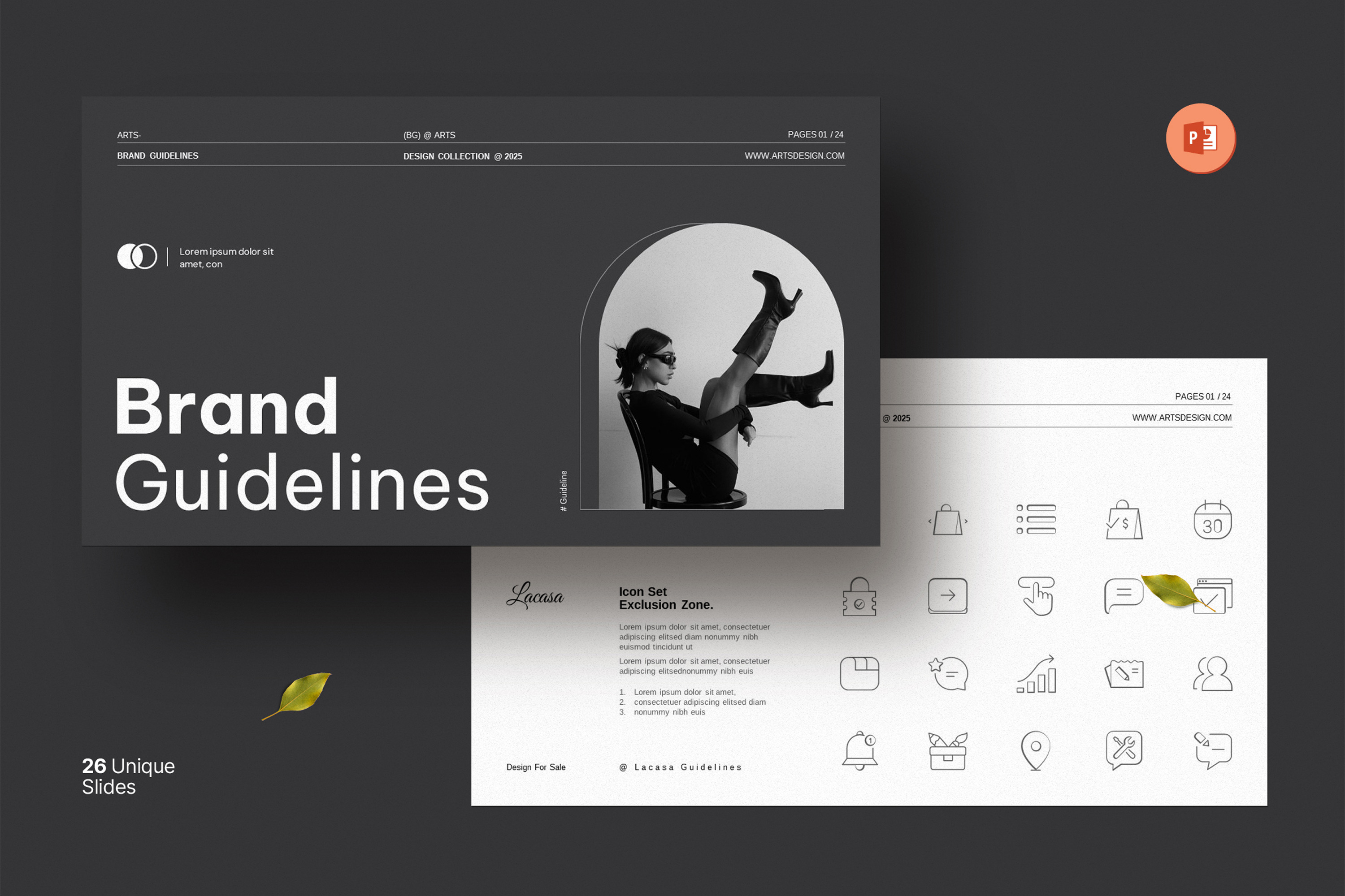 Brand Guidelines Presentation by DreamLab  Creative Market