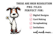 Whimsical Dog PNG Clipart, an Illustration by OK Design (Thumbnail 4 of 6)