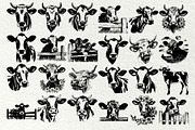 Cow SVG Bundle. Farm scene, an Animal Illustration by DENIDigitalArtSudio (Thumbnail 2 of 8)