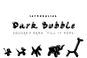 Dark Bubble Font