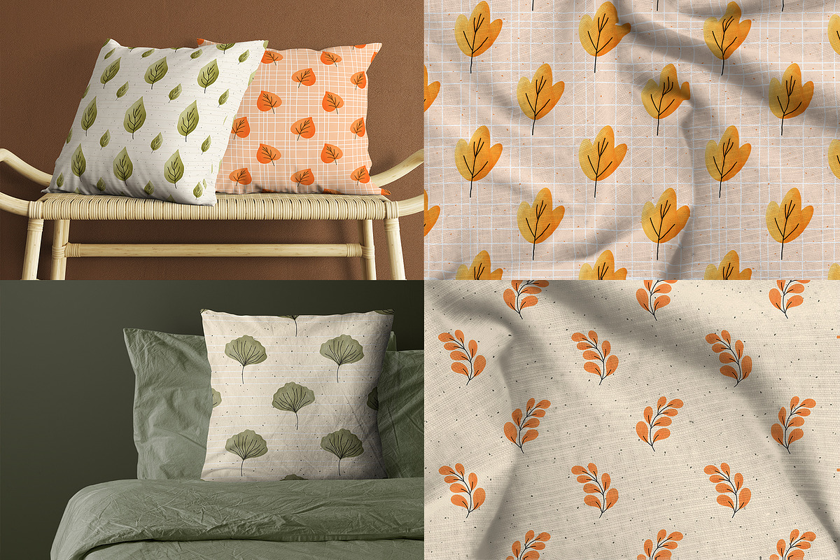 Autumn Leaves Watercolor vector set, a Pattern Graphic by alia.kurianova (Photo 3 of 9)