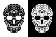Ornamental Skull, a Decorative Illustration by Color and Decor (Thumbnail 3 of 3)