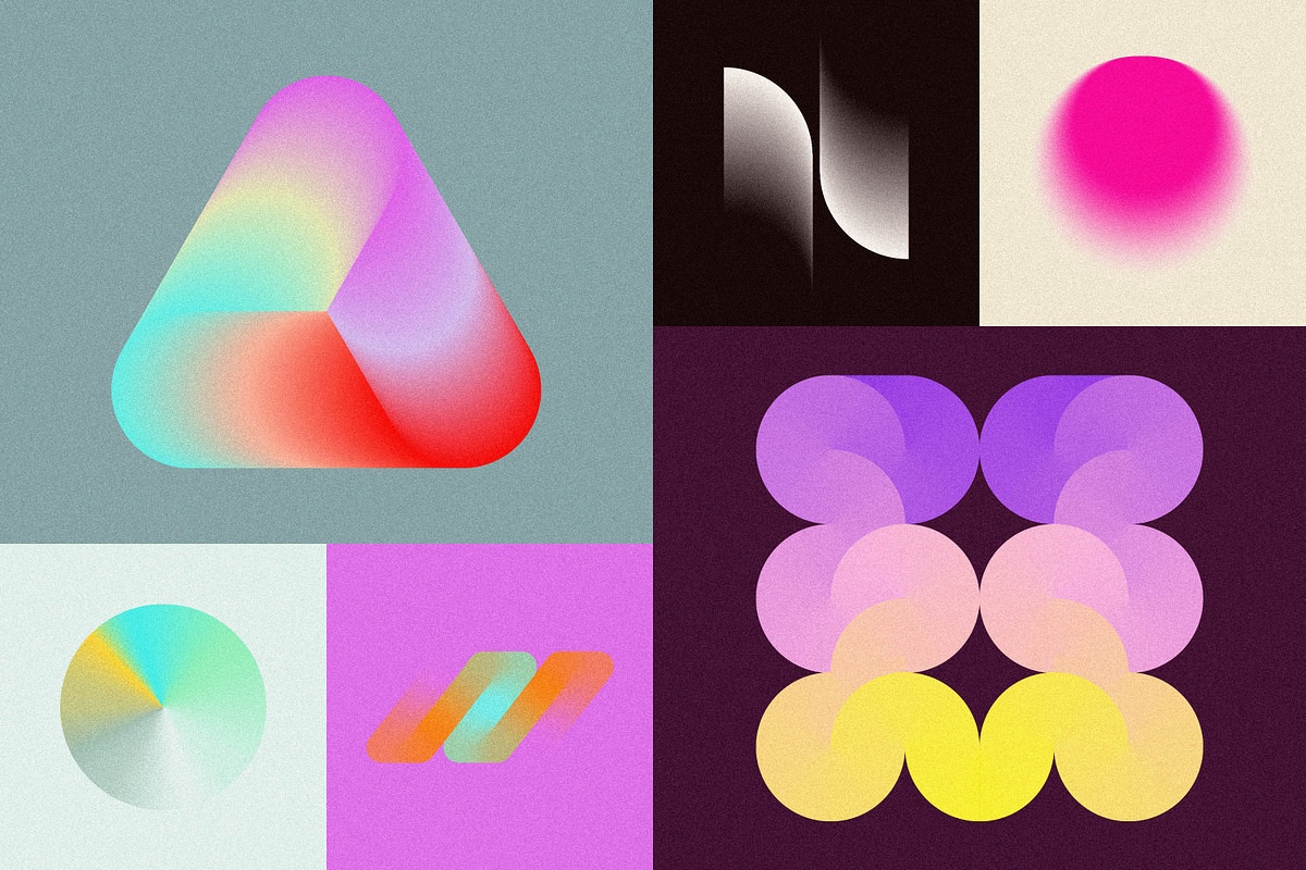 Blender 2: 160 Gradient Blend Shapes, an Object Graphic by RuleByArt (Photo 2 of 23)