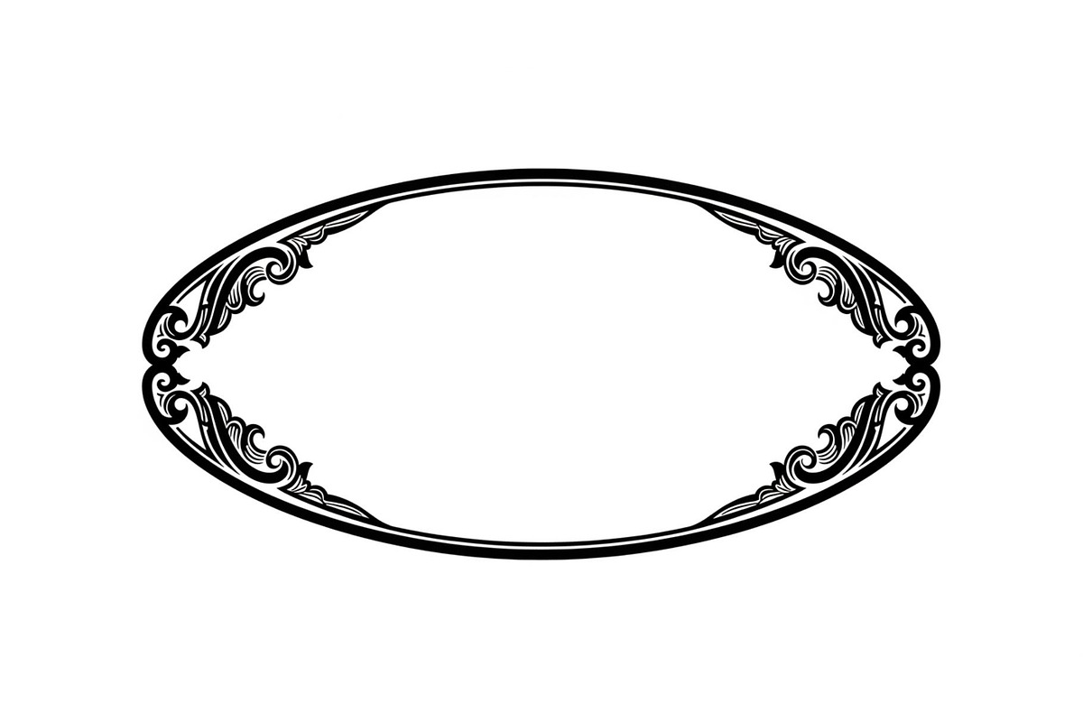 Elegant Oval Ornament Frame Bundle, an Illustration by jahid234 (Photo 11 of 31)