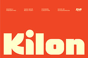 Kilon - Bold Display Font, a Sans Serif Font by suhadidesign (Thumbnail 1 of 12)