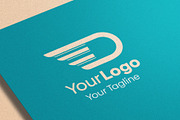 Delta Wings Logo Template, a Design Template by Grapixy (Thumbnail 1 of 3)